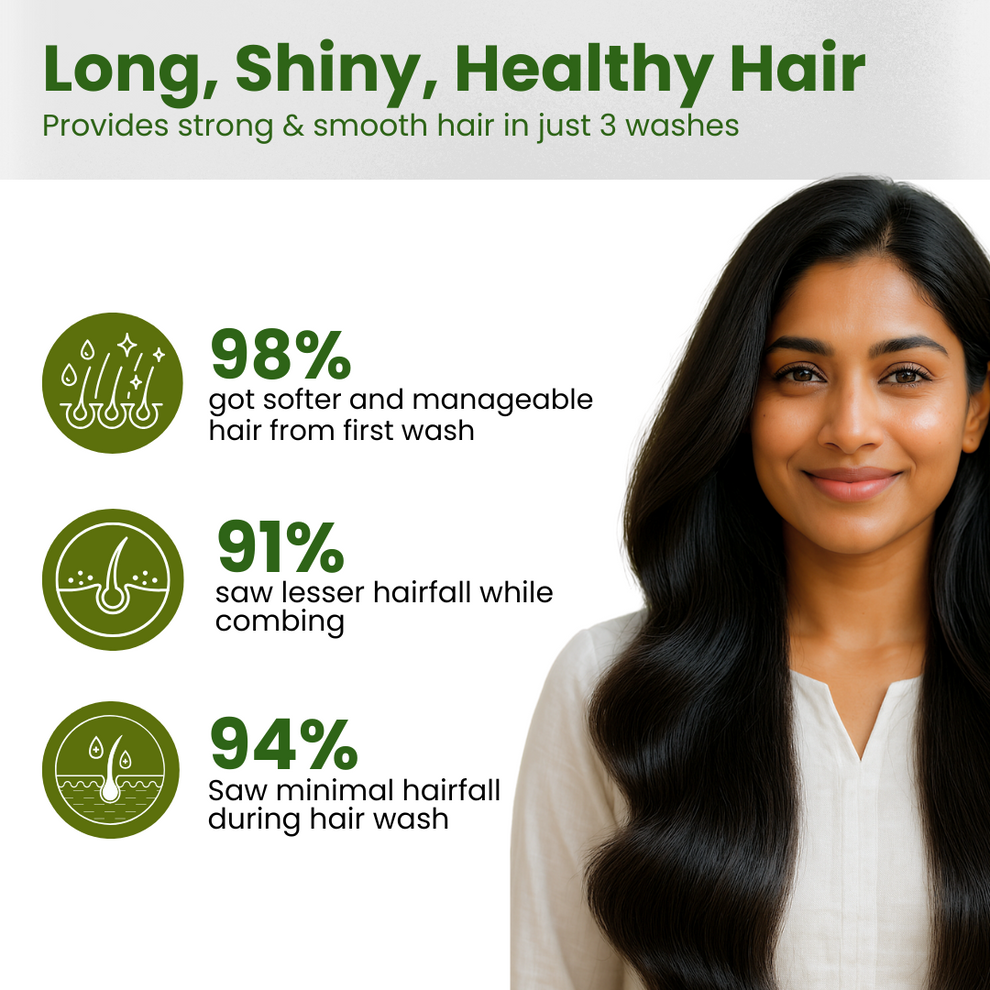 Buy 1 Get 1 FREE Shampoo with Reetha, Shikakai & Amla 200ML