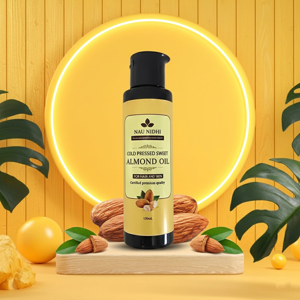 The Ultimate Multipurpose Beauty Elixir: 100% Pure Sweet Almond Oil for Hydrating Skin and Strengthening Hair