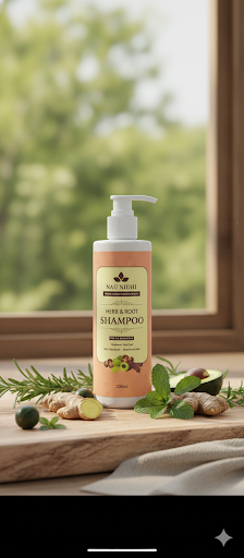 Herb & Root Herbal Hair Nourishing Shampoo with Reetha, Shikakai & Amla