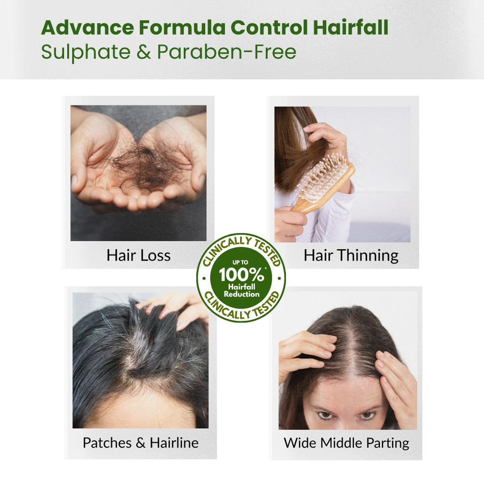 Herb & Root Herbal Hair Nourishing Shampoo with Reetha, Shikakai & Amla