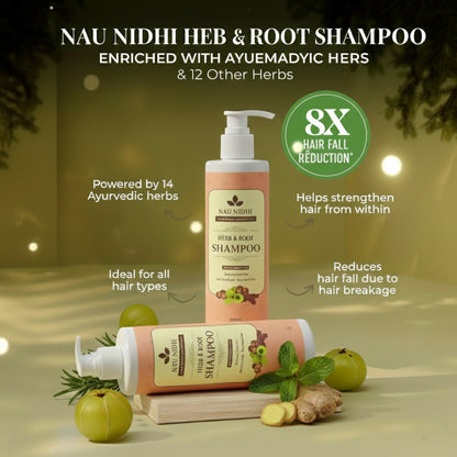 Buy 1 Get 1 FREE Shampoo with Reetha, Shikakai & Amla 200ML