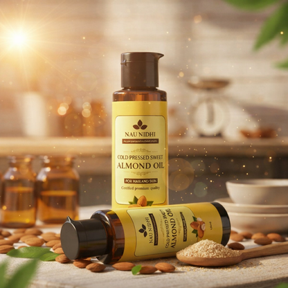 The Ultimate Multipurpose Beauty Elixir: 100% Pure Sweet Almond Oil for Hydrating Skin and Strengthening Hair