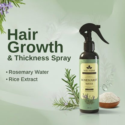 Nau Nidhi's Pure Rosemary Water: An Authentic Hydro-Distillate for Maximum Benefits