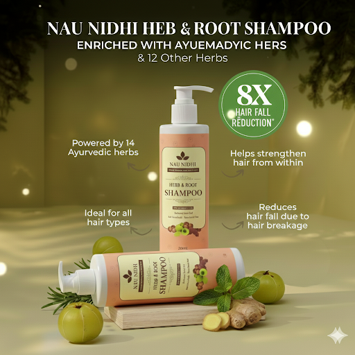 Herb & Root Herbal Hair Nourishing Shampoo with Reetha, Shikakai & Amla